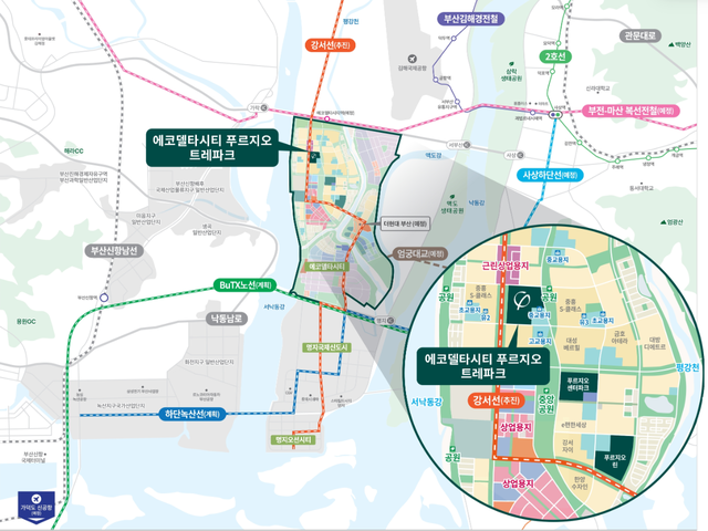 에코델타 푸르지오 위치